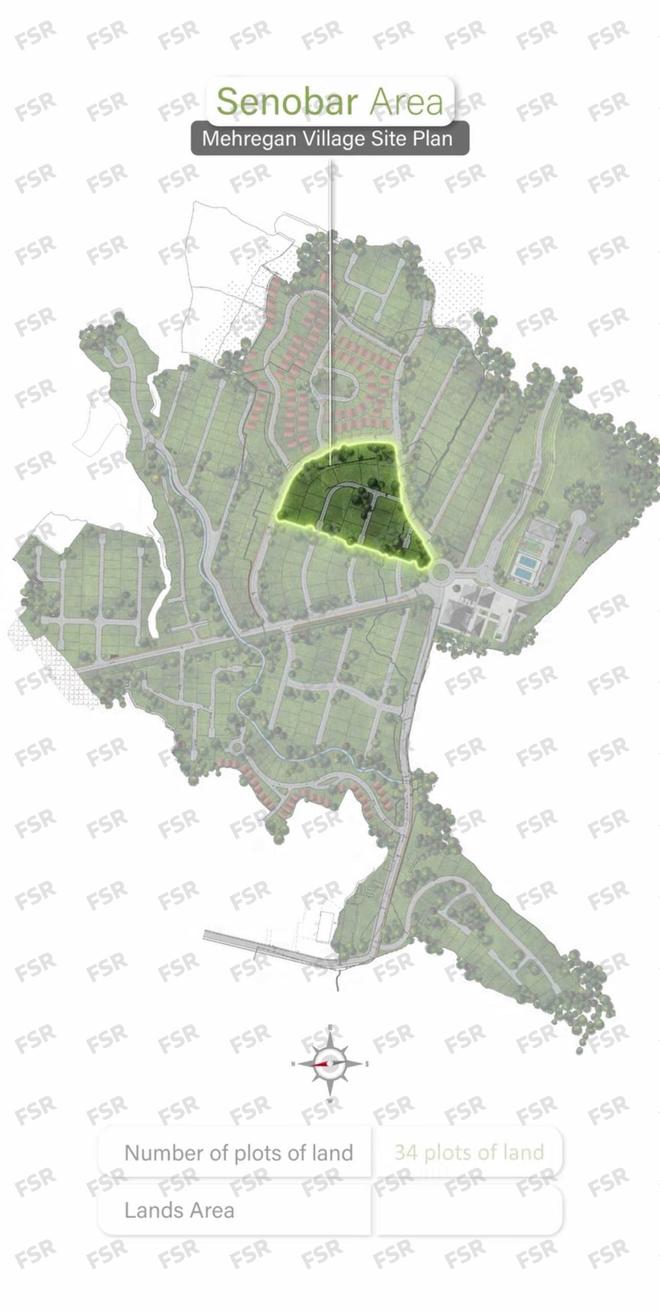 زمین سرمایه گذاری دهکده تفریحی توریستی مهرگان