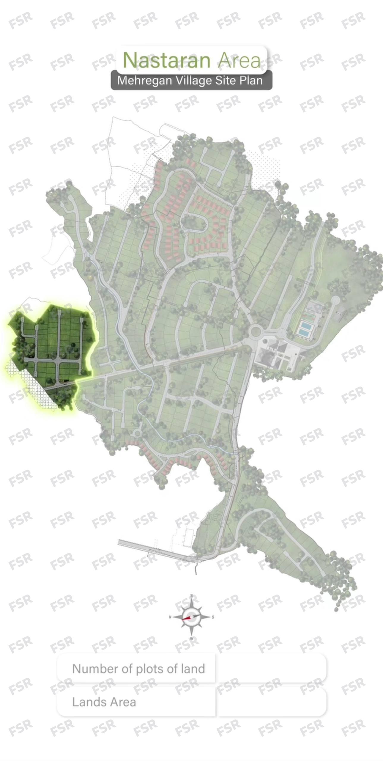 زمین سرمایه گذاری دهکده تفریحی توریستی مهرگان