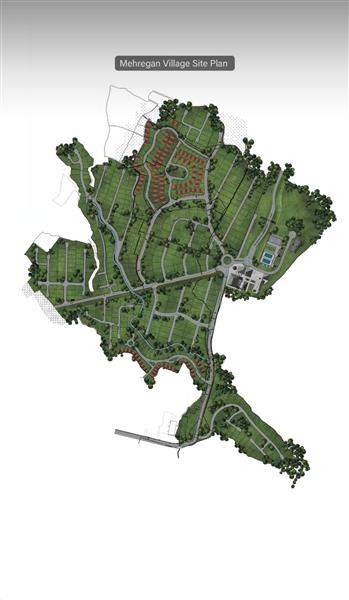 زمین سرمایه گذاری دهکده تفریحی توریستی مهرگان