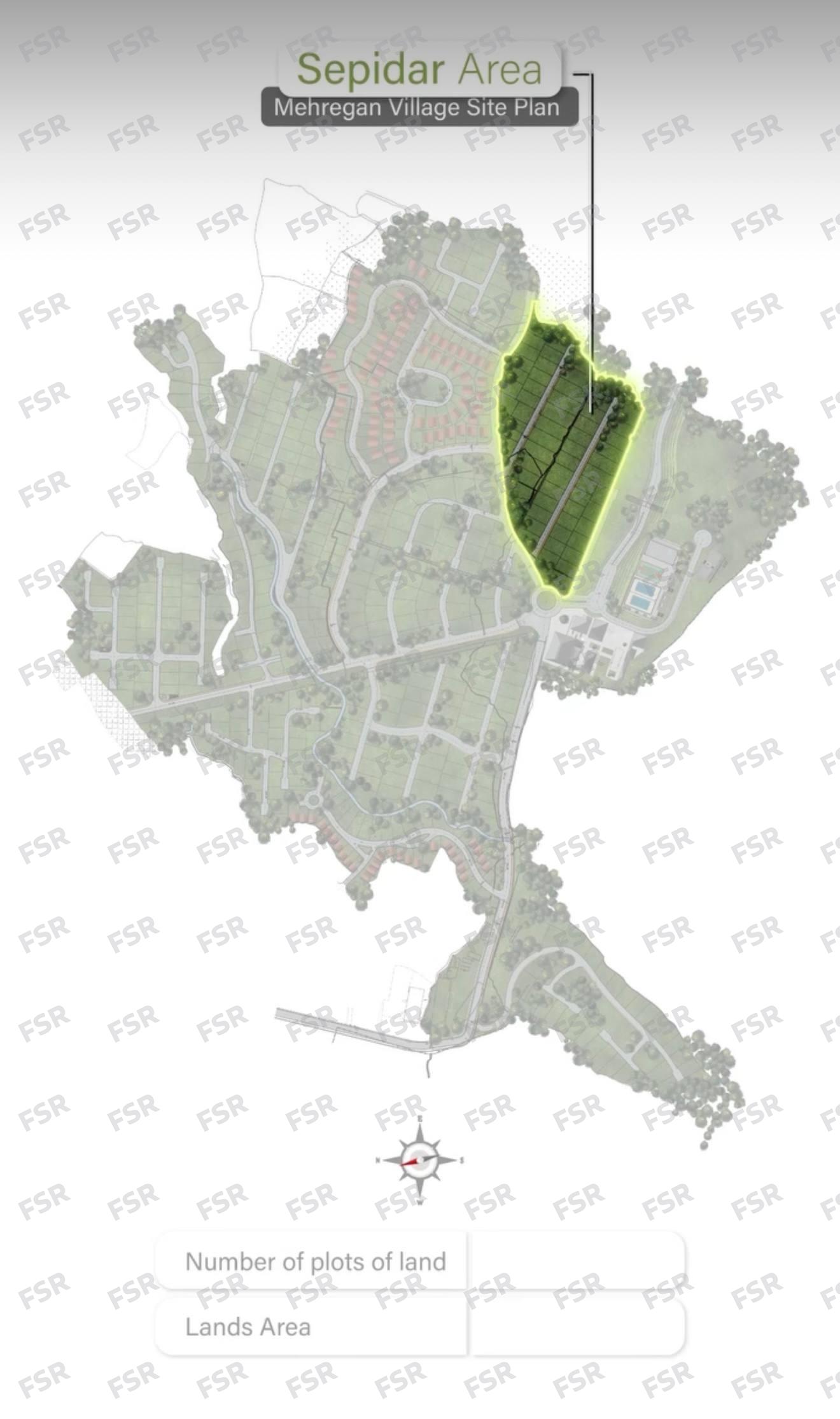 زمین سرمایه گذاری دهکده تفریحی توریستی مهرگان